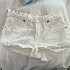 Free people white Jean short